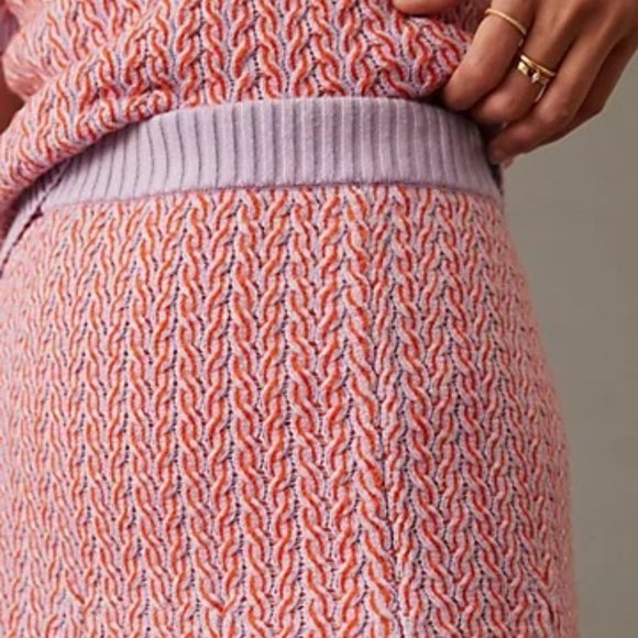 ANTHROPOLOGIE | Maeve | Colorblocked Knit Pull-On Mini Skirt | NWT - Picture 3 of 4